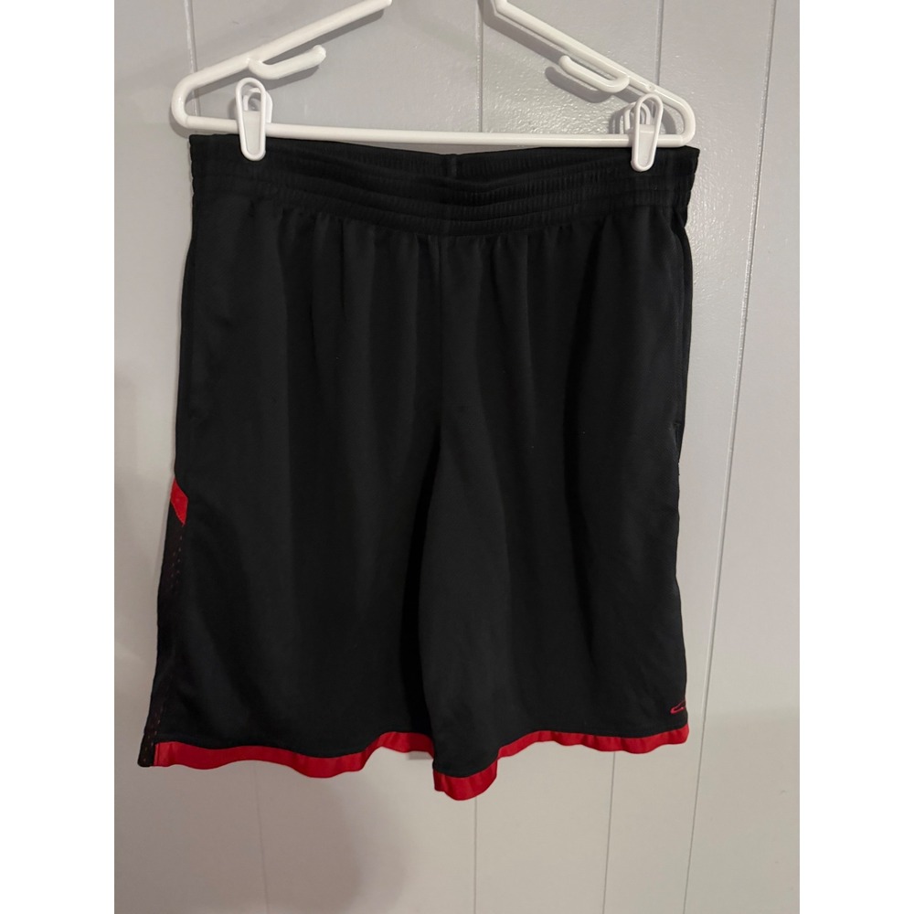 C9 by Champion Athletic Shorts Mens XL Black Red Mesh Basketball Gym